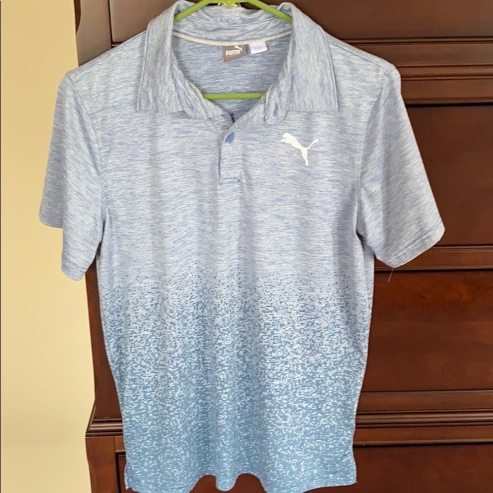 Puma light blue stretch shirt
